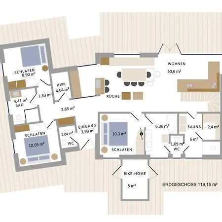 Dom wakacyjny Reetdorf Geltinger Birk Atelierhaus Moorflechte