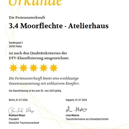 Reetdorf Geltinger Birk Atelierhaus Moorflechte *